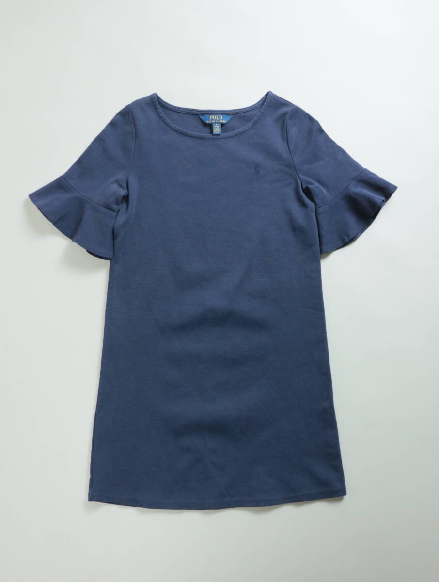 AS340 POLO by Ralph Lauren ポロラルフローレン 半袖 Tシャツ カットソー M(8-10) ダークブルー ゆうパケット対応