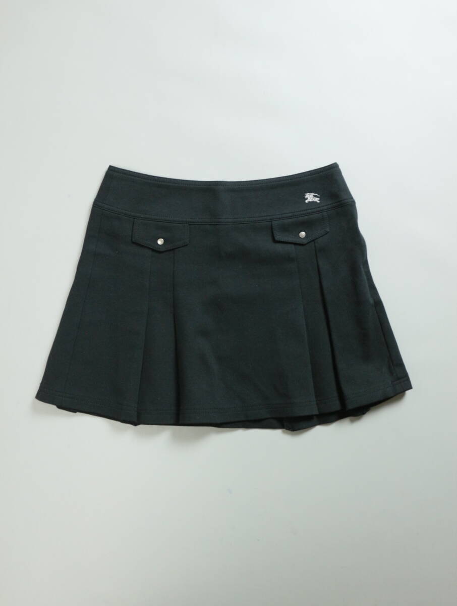 AS358/BURBERRY BLUE LABEL/バーバリーブルーレーベル/日本製/ゆうパケット対応/スカート/38サイズ/美品/フレアスカート/Y2K/ブラック