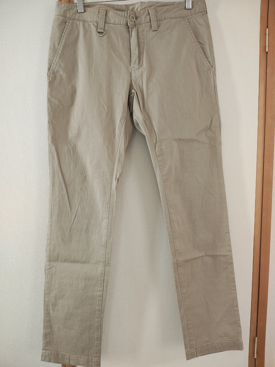 【日本製】SOPHNET. ソフネット ストレッチ チノパンツ M ベージュ Dカン ririジップ