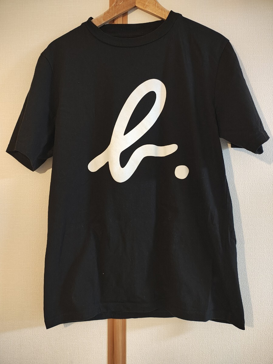 【別注】アニエスベー × アダムエロペ ビッグロゴ Tシャツ L ブラック 日本製