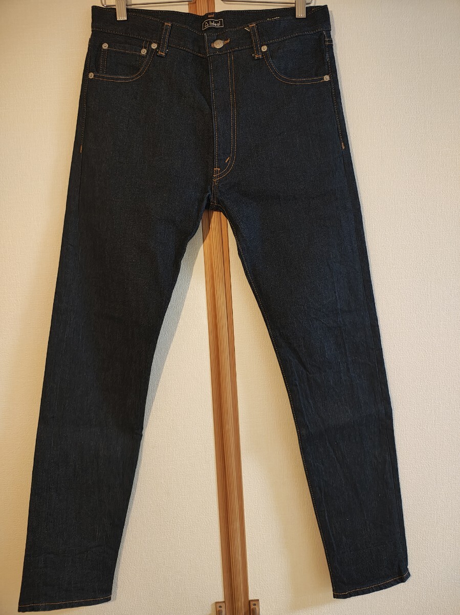 【極美品】lideal リディアル People ストレッチデニムパンツ W30 インディゴ 日本製