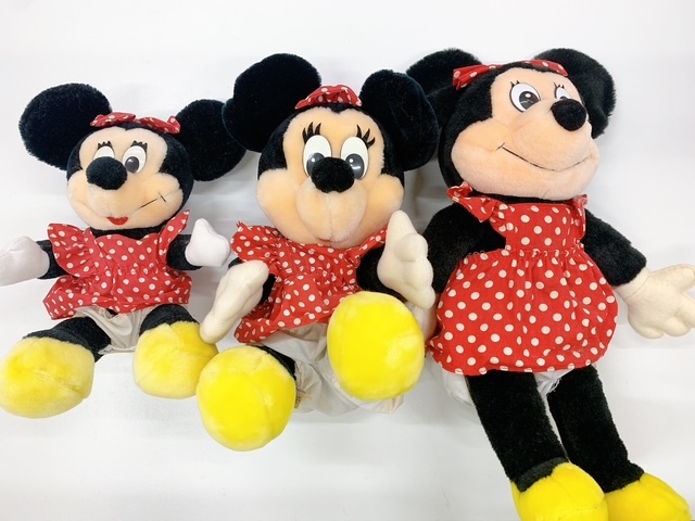 レトロ　ミニーマウス　ミニーちゃん　ぬいぐるみ　まとめ　東京ディズニーランド　現状品　ジャンク