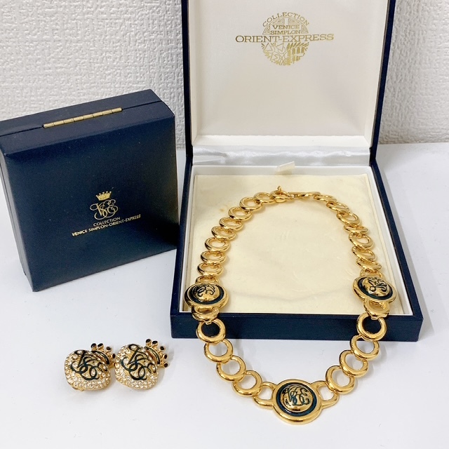 ORIENT EXPRESS オリエントエクスプレス ネックレス/イヤリング アクセサリー ベニス シンプロン オリエント急行 現状品