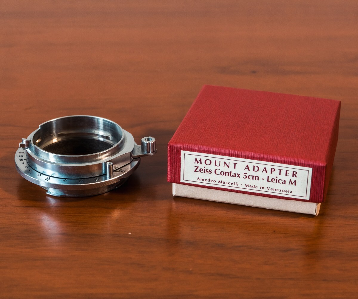 Amedeo adapter アメデオアダプター　マウントアダプター Zeiss Contax 5cm - Leica M