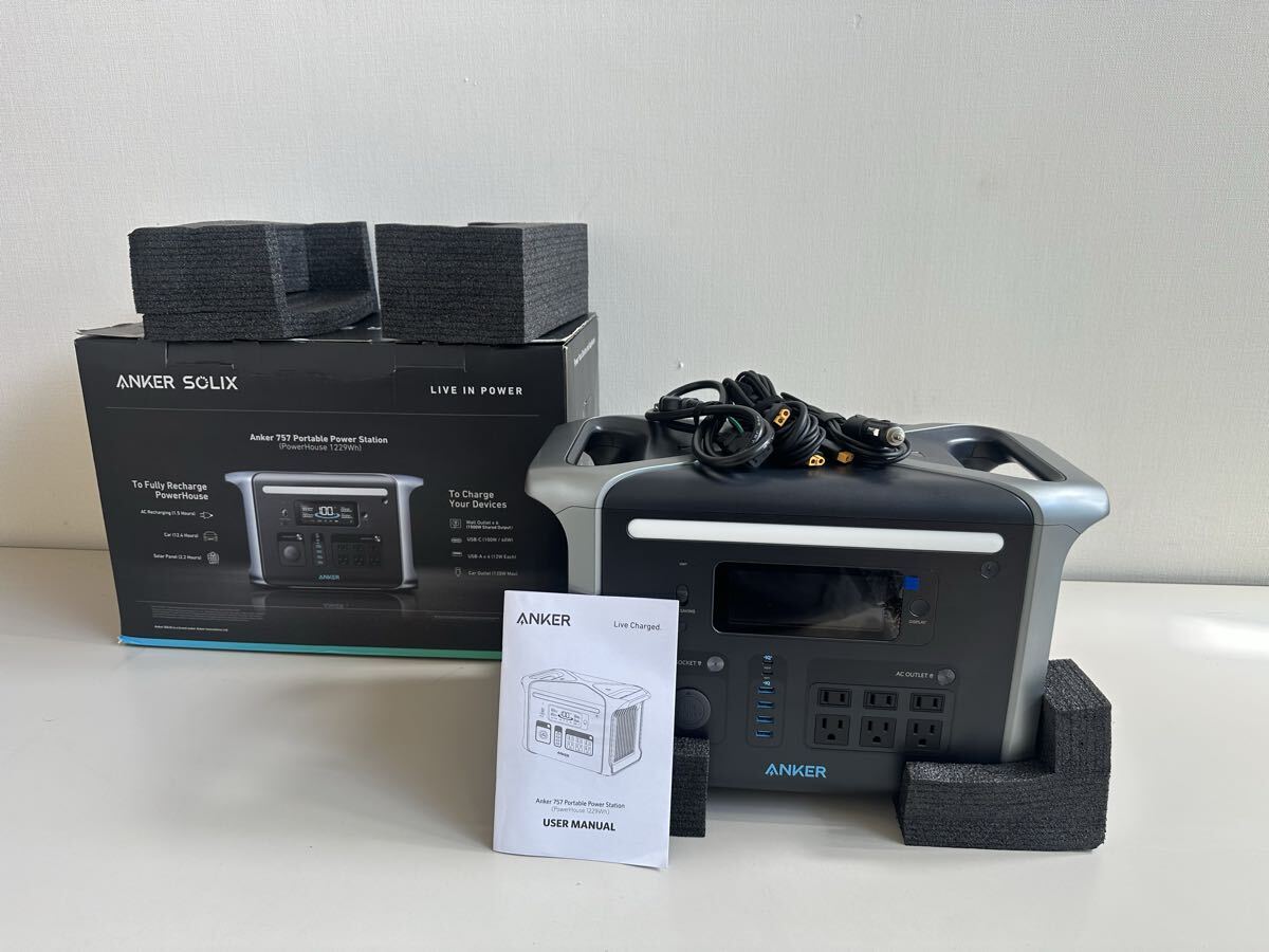 ほぼ未使用品　ANKER Anker 757 Portable Power Station PowerHouse 1229Wh