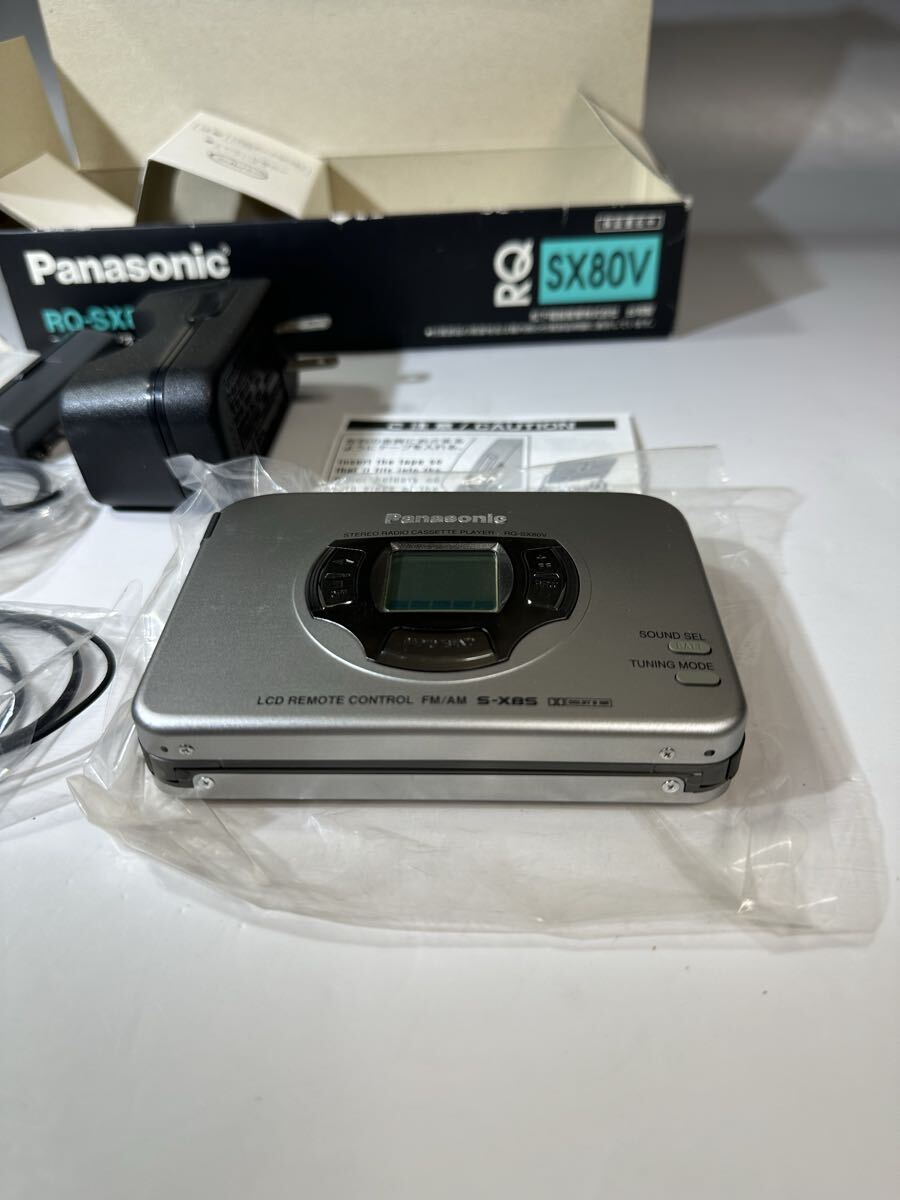 Panasonic RQ-SX80V-S ラジオ カセットプレーヤー 箱付き
