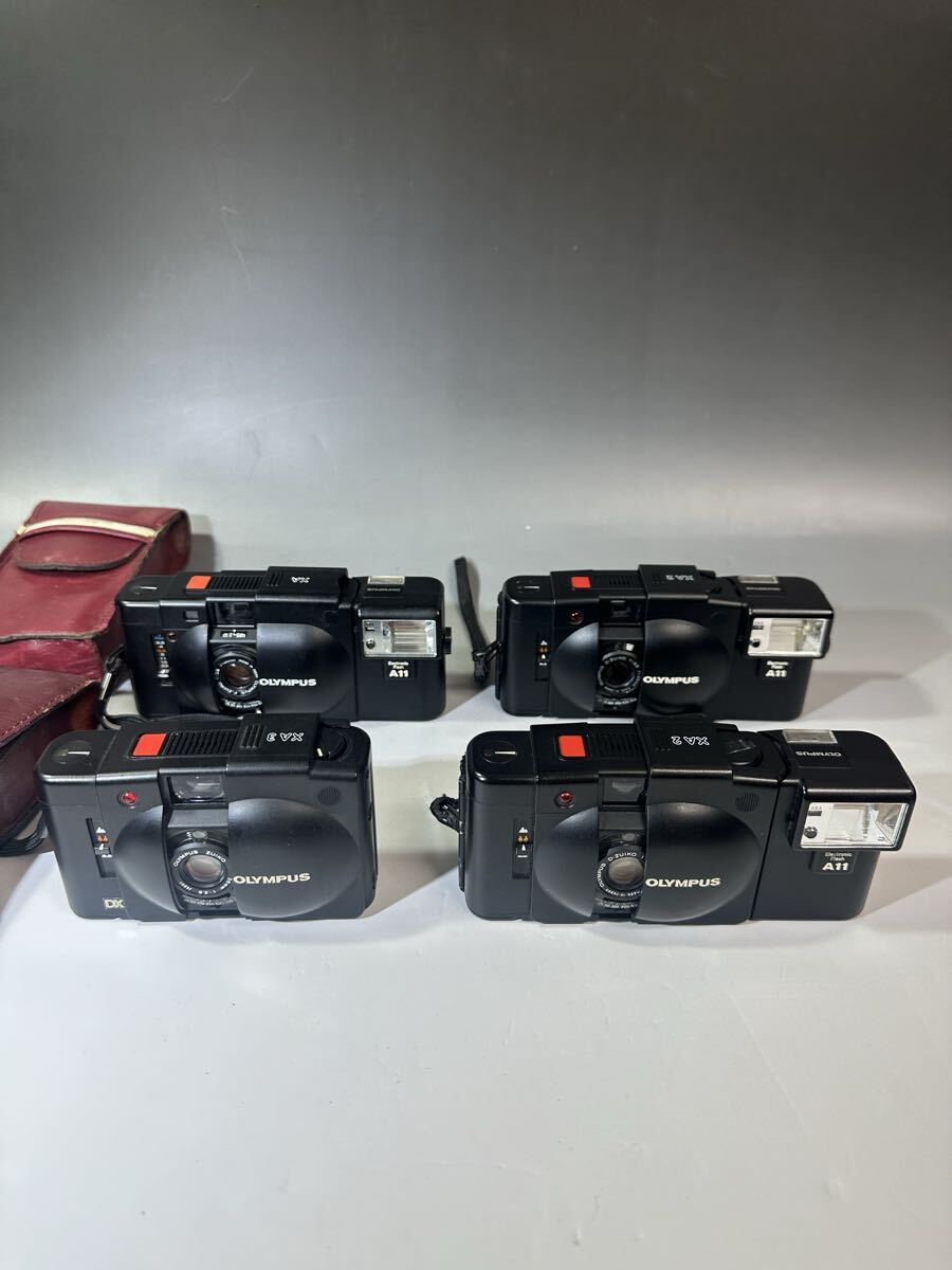 OLYMPUS XA A11 /XA2 A11/XA3 DX オリンパス コンパクトフィルムカメラ 4台まとめ　