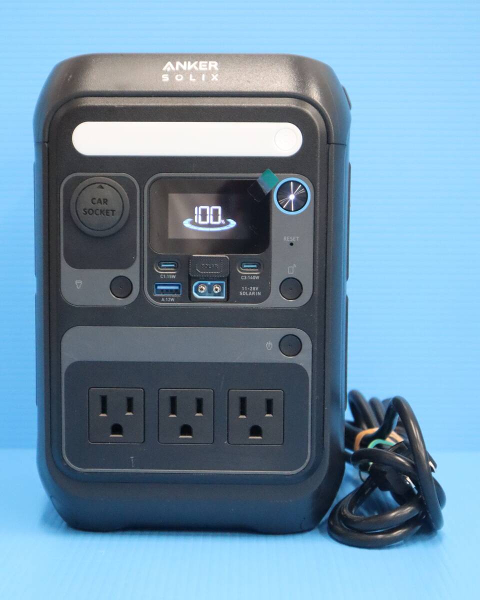 M0486 P Anker SOLIX C300 ポータブル電源 A1722 288Wh AC300W USB-C最大140W ソーラー入力対応 非常用電源 電源コード付き