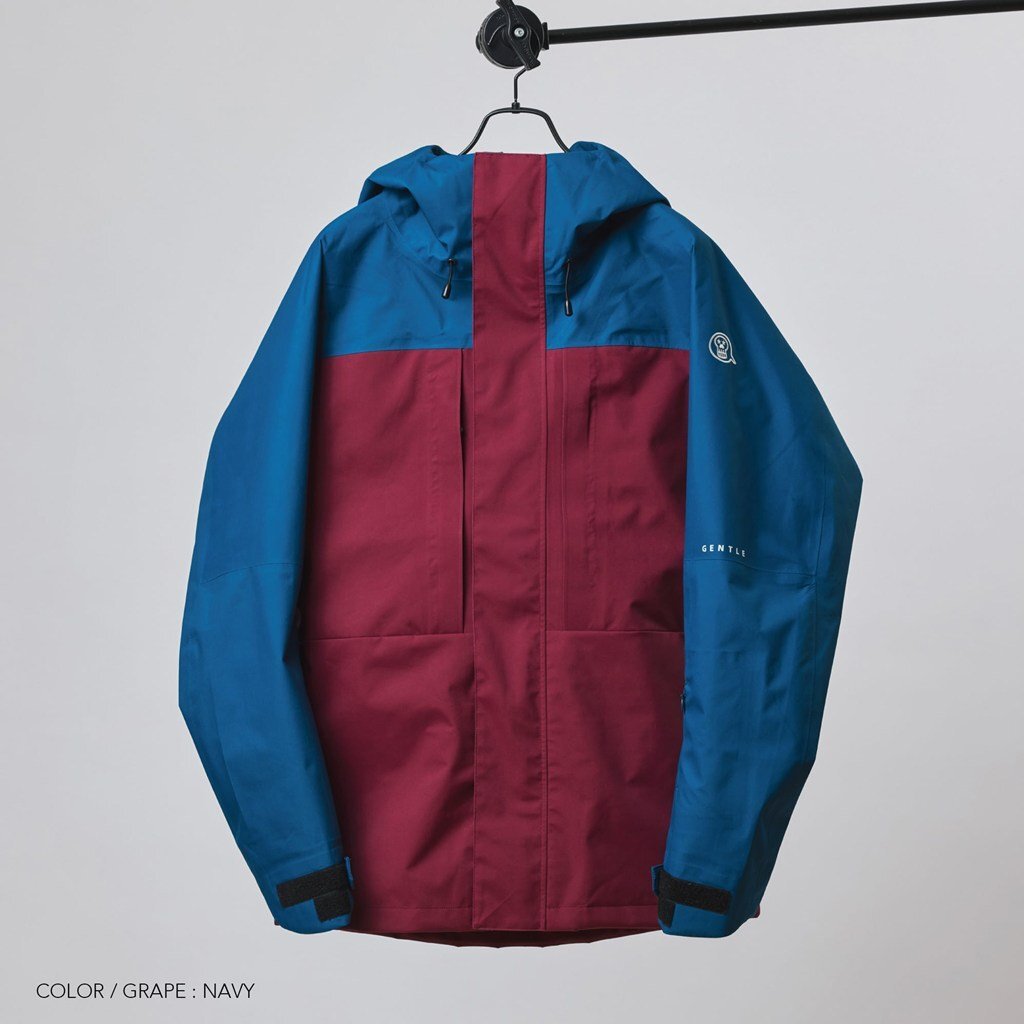 未使用 2025-2026 UNFUDGE Gentle Jacket XLサイズ GRAPE/NAVY アンファッジ ジェントル ジャケット ウェア スノーボード 41922-2