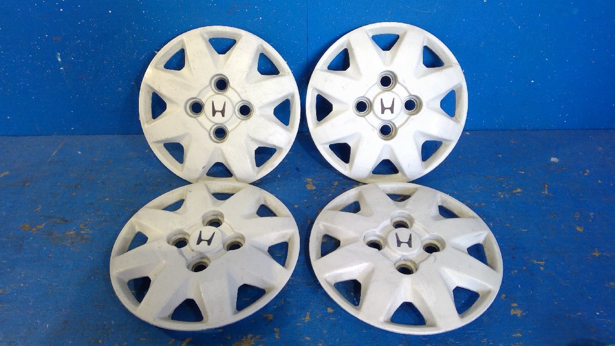 (S)　ホンダ アクティ HA3 HA4 純正 ホイールキャップ 12インチ 補修多数 再塗装ベース 補修ベースに