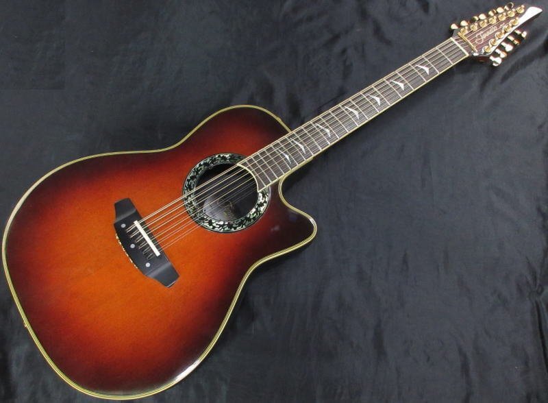 中古　MORRIS　12弦エレアコギター　ＺⅢー１２DX　ハードケース付