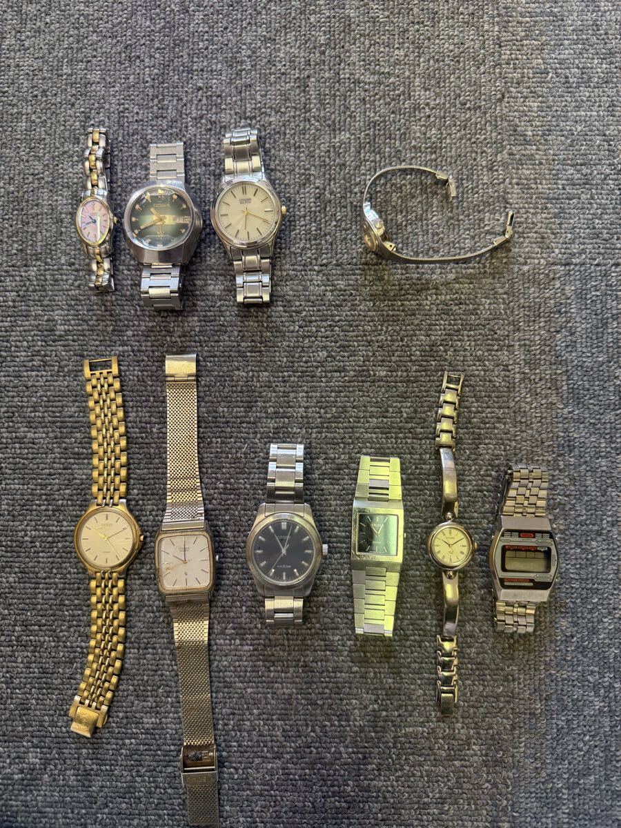 CITIZEN シチズン 腕時計 おまとめ10点セット 稼働品・不動品 ジャンク品含む