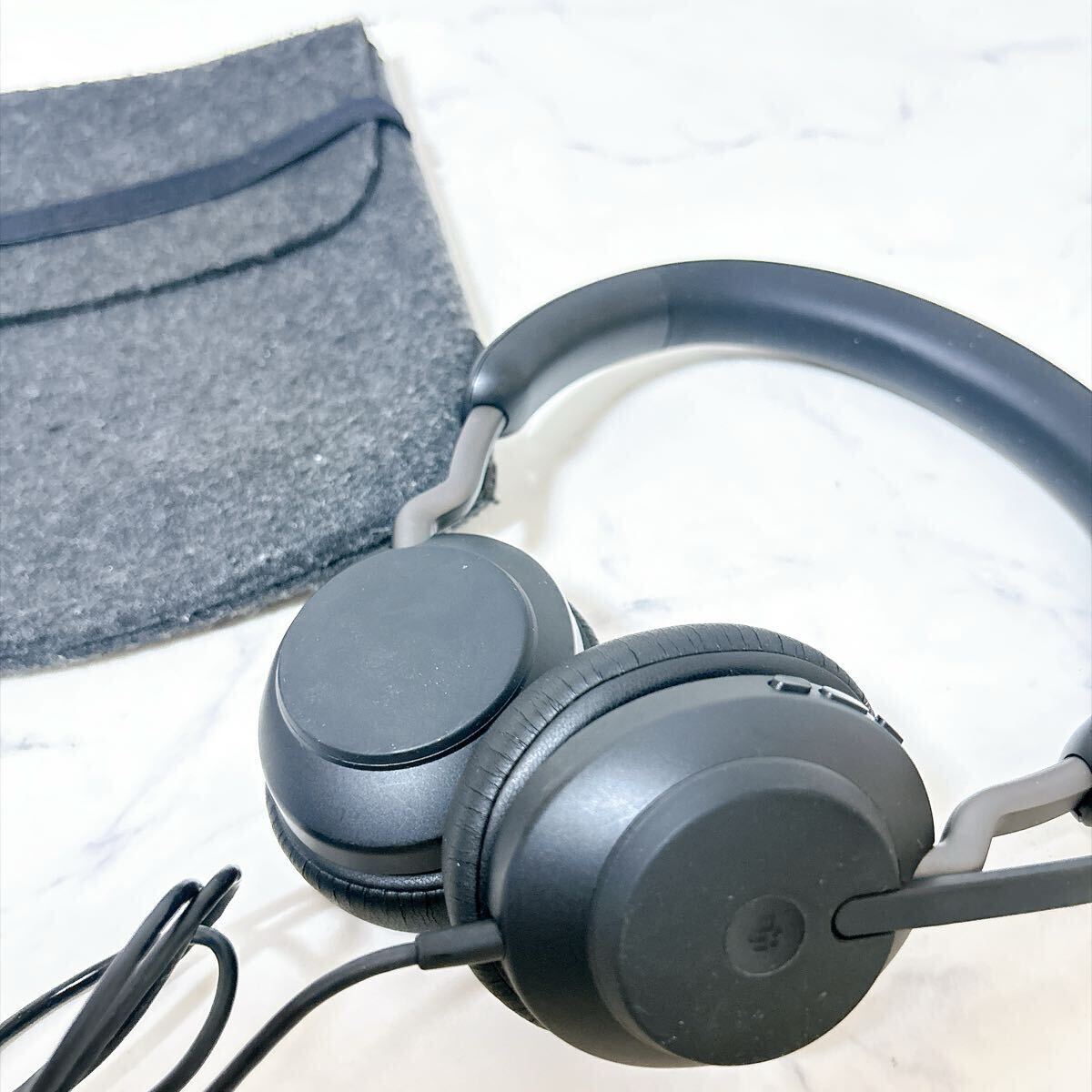 Jabra Evolve2 40 ヘッドセット ブームマイク付き ブラック 中古 現状品 ジャブラ 