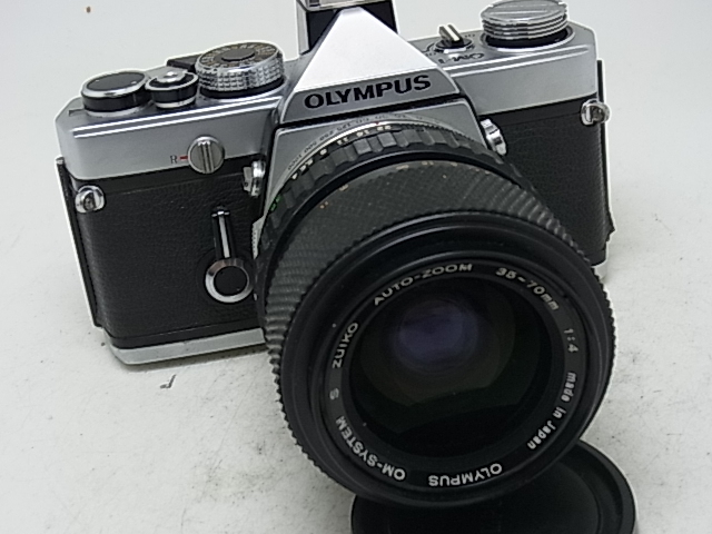 ☆ OLYMPUS OM-1(メーター不調)+ズイコーズーム35-70mmF4 (ボディ及びレンズ共に点検整備清掃済み！プリズム清掃磨き上げ済み！）☆