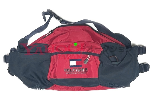 TOMMY HILFIGER AMERICAN CLASSIC トミー ヒルフィガー アメリカン クラシック ウエストポーチ ウエストバッグ ボディバッグ 90s RED 赤bag