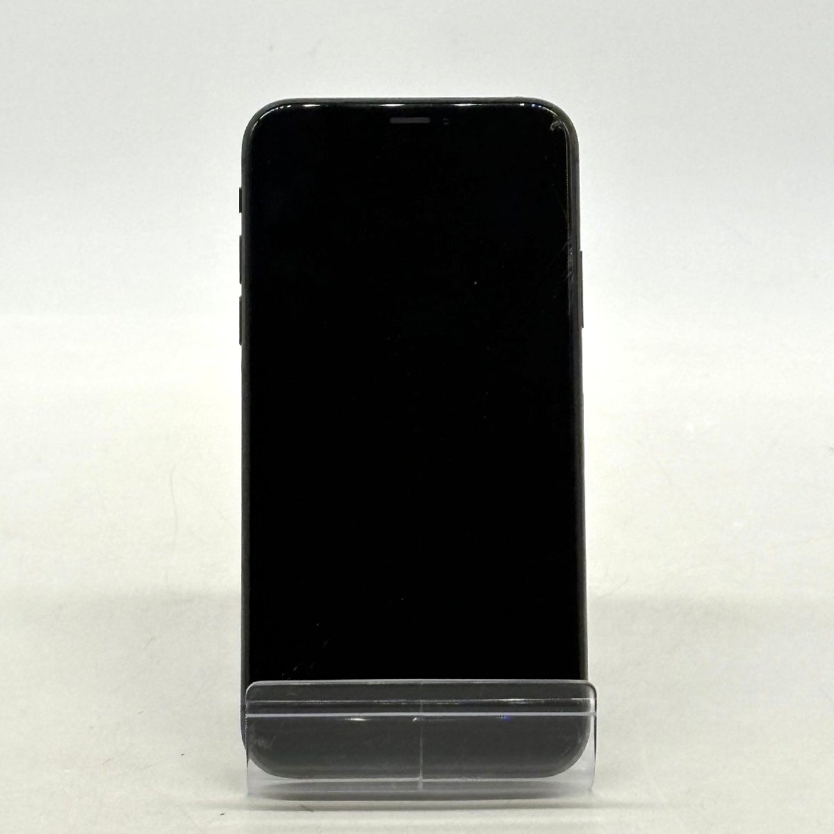 【80】1円～ iPhone XS スペースグレイ 背面ガラス割れ 画面割れ 本体のみ 動作未確認 ジャンク品