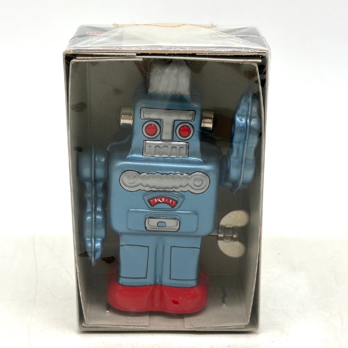 【80】SMOKING ROBOT スモーキングロボット ゼンマイ仕掛け ブリキ おもちゃ 保管品 詳細不明