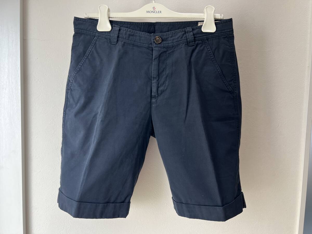 ブルネロクチネリ ガーメントダイ バミューダパンツ ショートパンツ 国内正規美品 サイズ48 定価13万円 