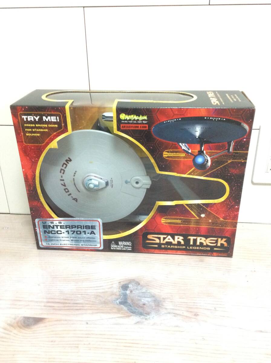 ARTASYLUM STAR TREK スタートレック U.S.S.エンタープライズ NCC-1701-A 16インチ フィギュア 未使用