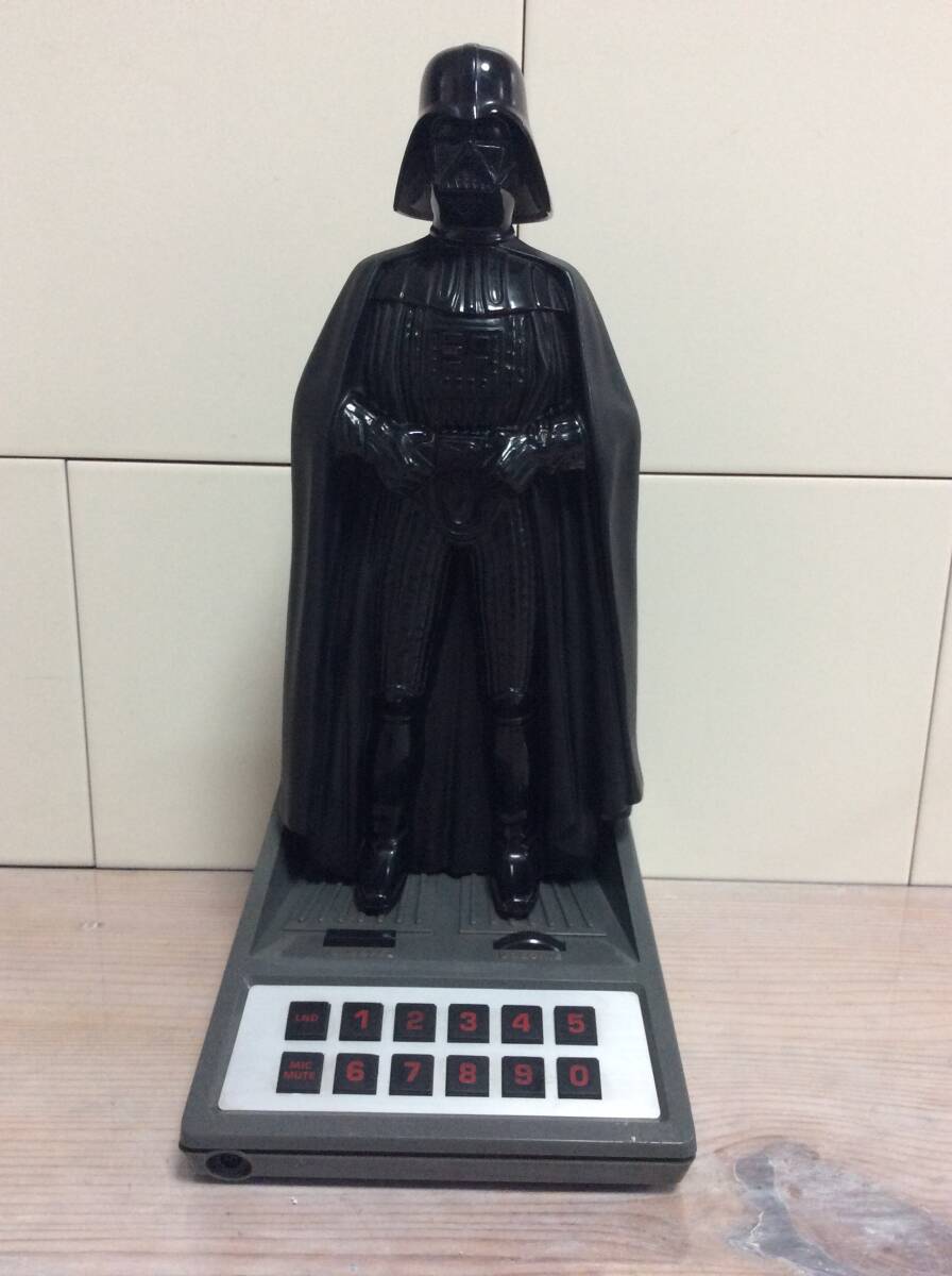 VINTAGE 80s Star Wars スター・ウォーズ ダースベイダー 電話機　人形 フィギュア DARTH VADER Speakerphone 動作未確認品