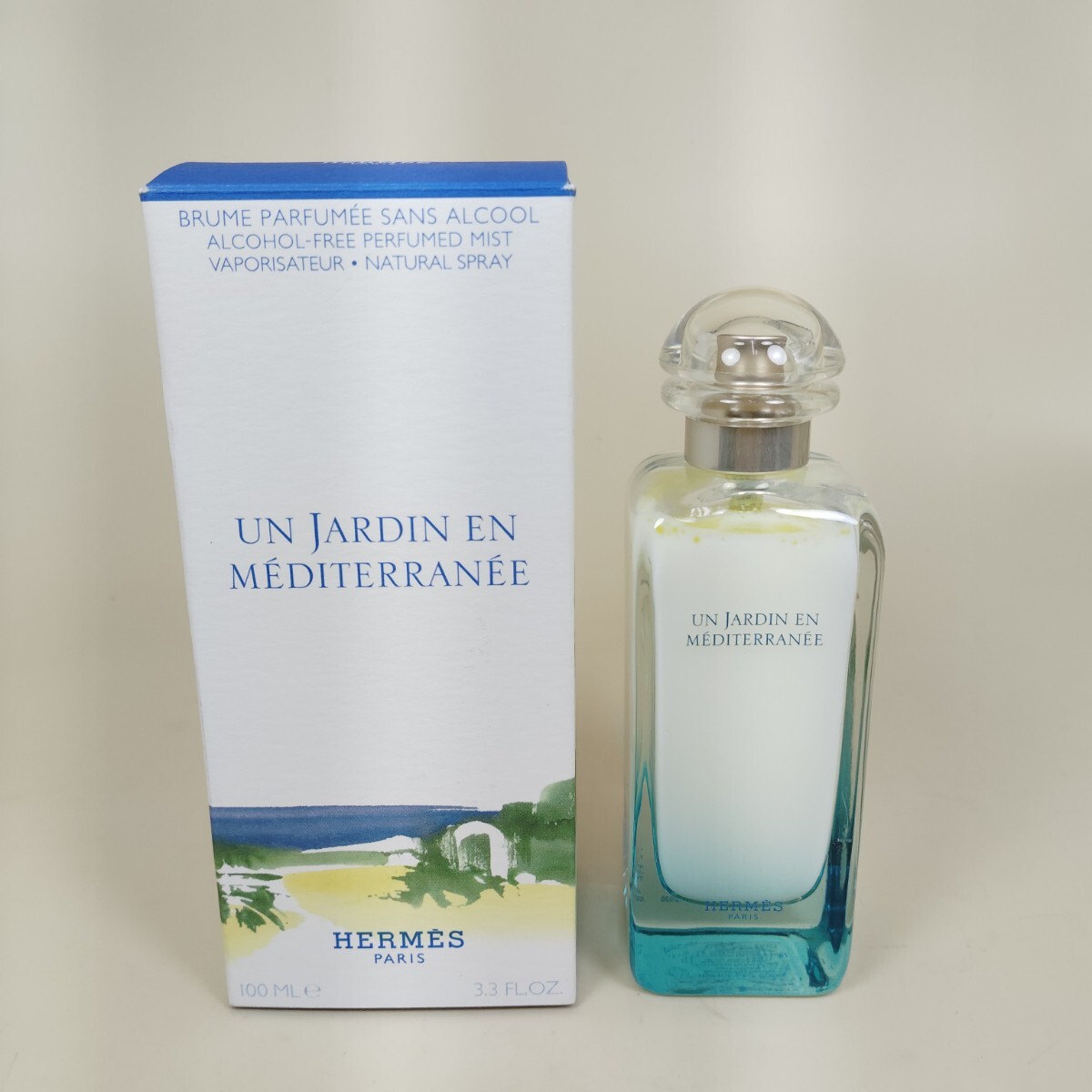 ☆HERMES エルメス 地中海の庭 パフューム ド ミスト 香水 髪 ボディ用 100ml 残量9割以上 ユニセックス