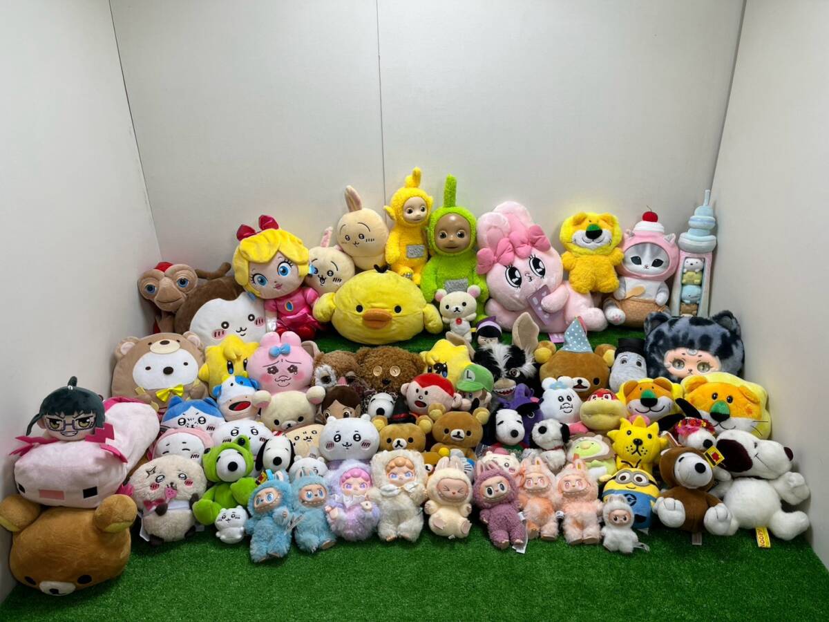 ＊16 ゆるキャラ ぬいぐるみ 大量 POPMART ラブブ TNT SPACE エスバニ ちいかわ ET グレムリン おぱんちゅ テレタビーズ スヌーピー 160