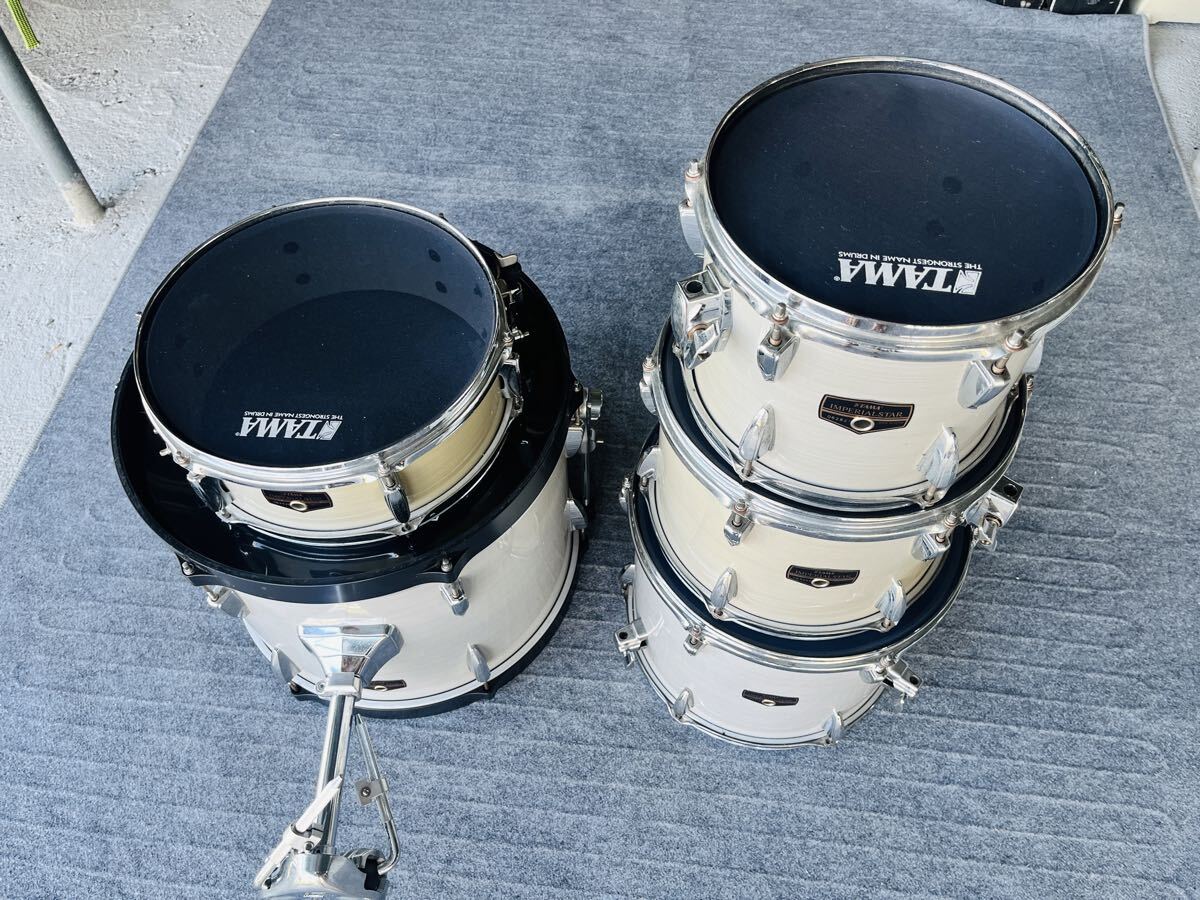 楽器 TAMA IMPERIALSTAR タマ インペリアルスター ドラムセット 5点（バスドラム/スネア/タムタム×2/フロアタム）現状品 (SG1083)