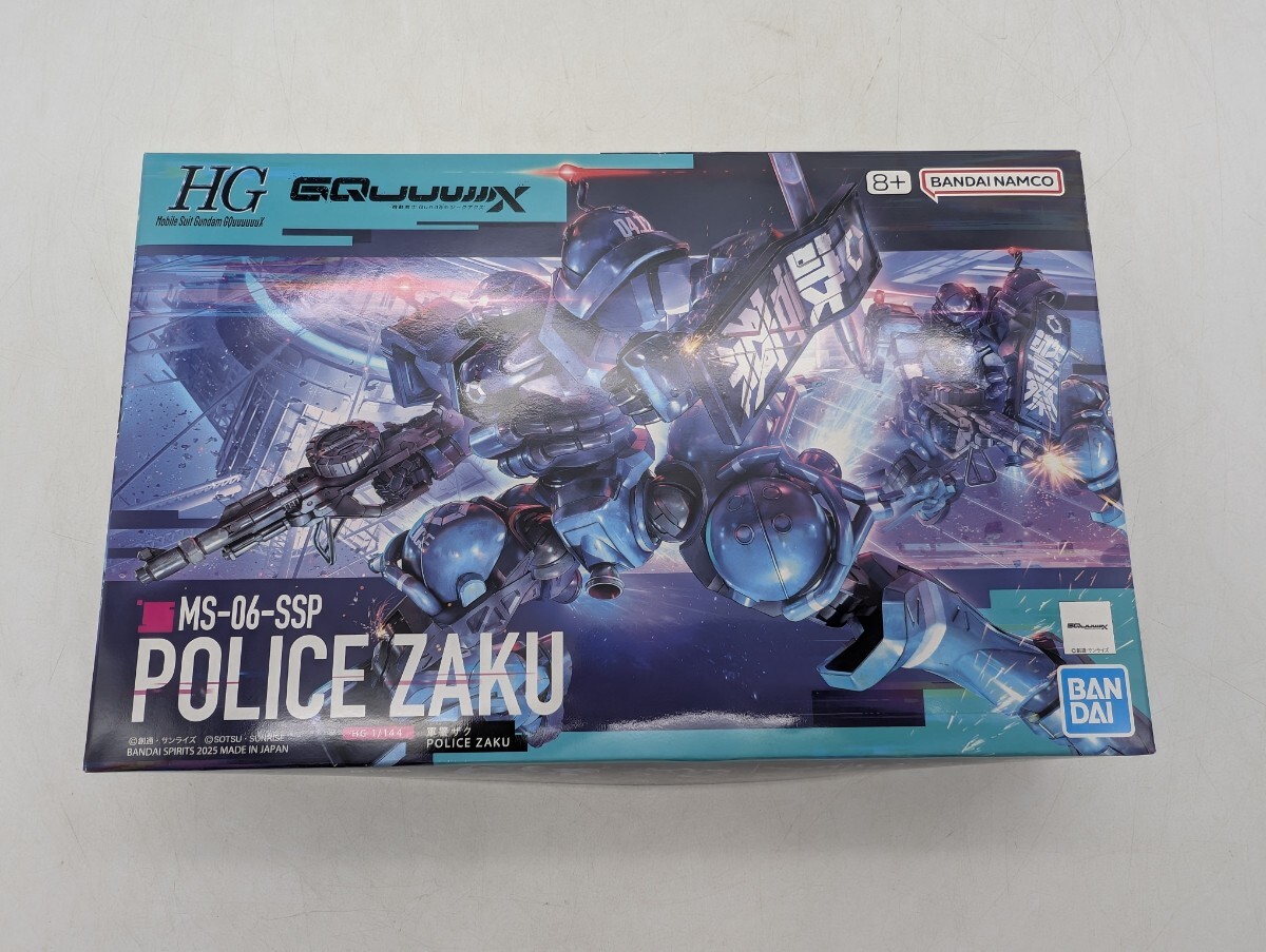 送料無料 新品未組立品 BANDAI バンダイ HG 機動戦士ガンダム GUNDAM GQuuuuuuX 1/144 MS-06-SSP 軍警ザク ジークアクス POLICE ZAKU