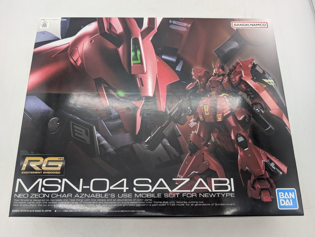 送料無料 新品未組立品 バンダイ BANDAI 機動戦士ガンダム RG 1/144 MSN-04 サザビー SAZABI プラモデル ガンプラ