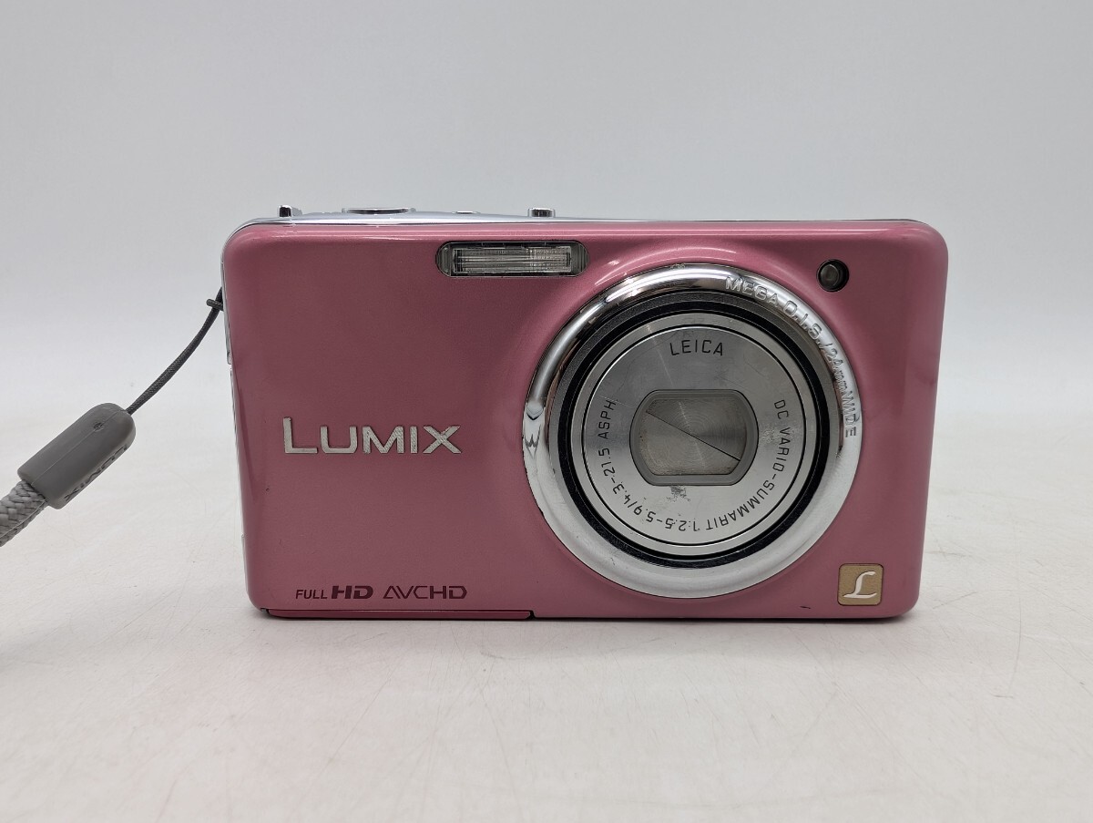 送料無料 1円スタート パナソニック Panasonic LUMIX DMC-FX77 ルミックス グラマラスピンク コンパクトデジタルカメラ デジカメ PINK