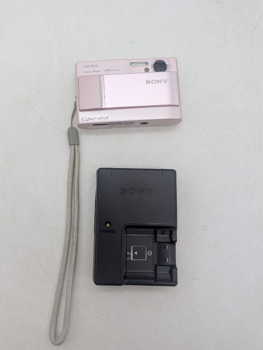 送料無料 SONY ソニー Cyber-shot サイバーショット DSC-T10 コンパクトデジタルカメラ コンデジ デジカメ ピンク PINK 桃色