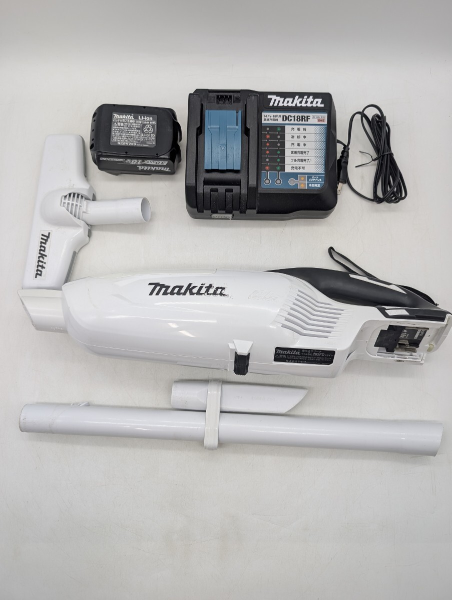 マキタ 充電式クリーナー CL282FD バッテリー 充電器 DC18RF バッテリー BL1830B 一式セット コードレス掃除機 makita 充電式クリーナー