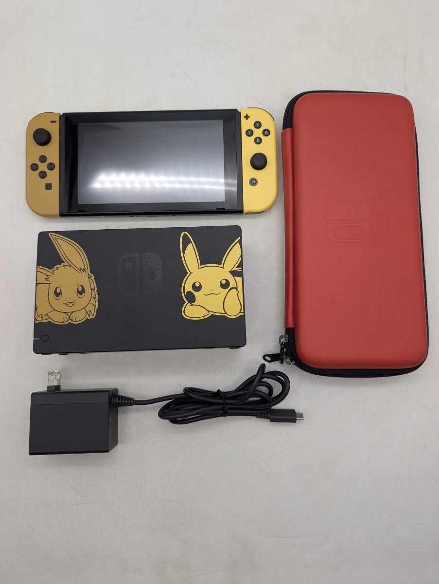 Nintendo switch ニンテンドースイッチ ゲーム機本体 HAC-001 ポケットモンスター Let’s Go! イーブイ ピカチュウモデル ポケモン 任天堂