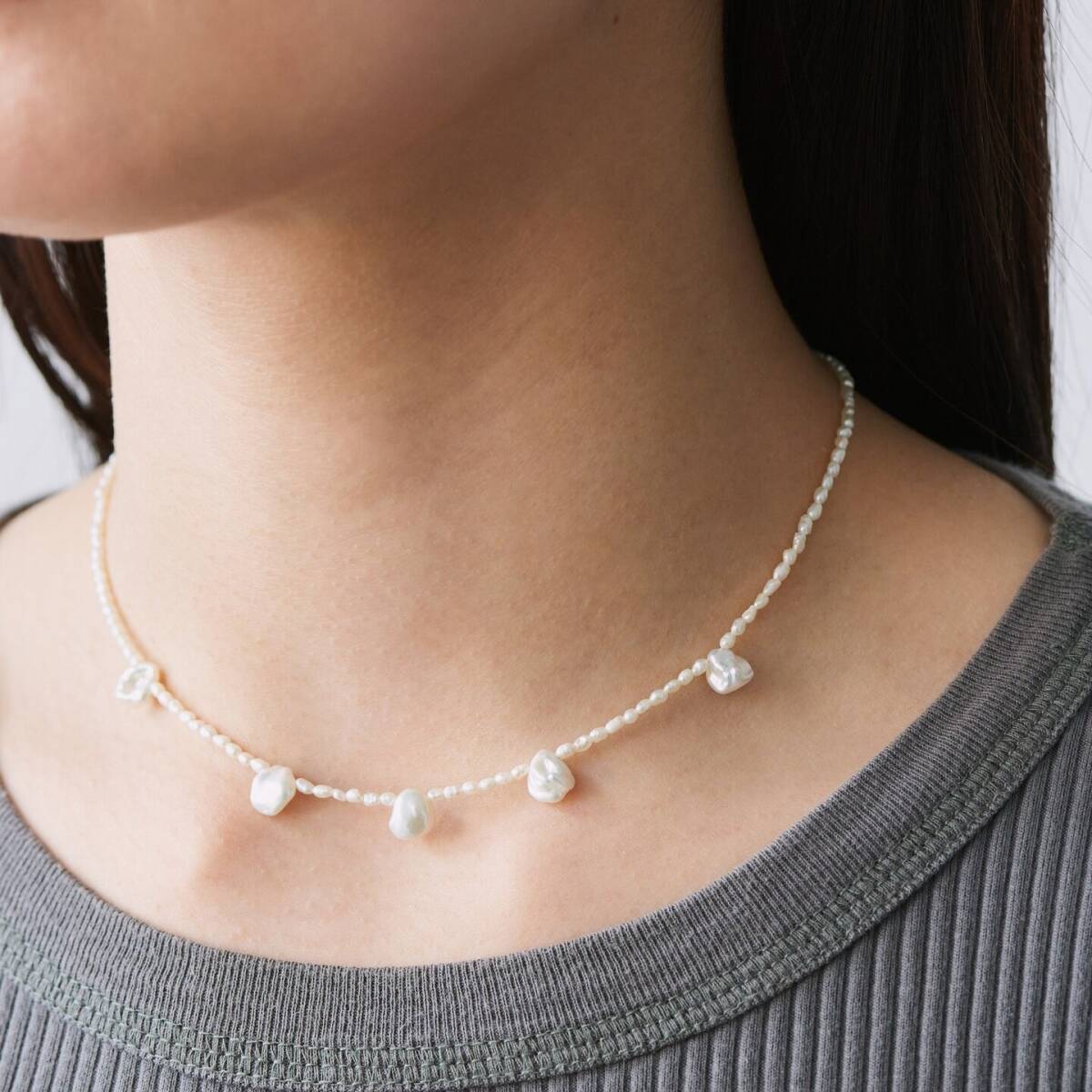 ■完売 les bonbon Ines choker チョーカー パール ネックレス