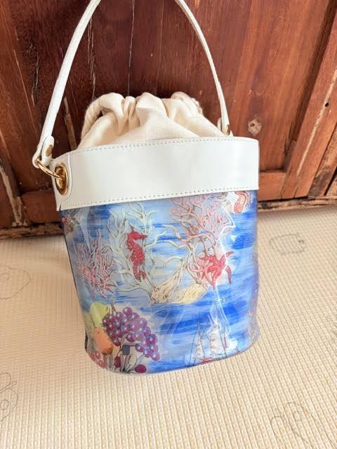 ■完売 3万800円 KEITA MARUYAMA 巾着 ビニール クリアバッグ ケイタマルヤマ