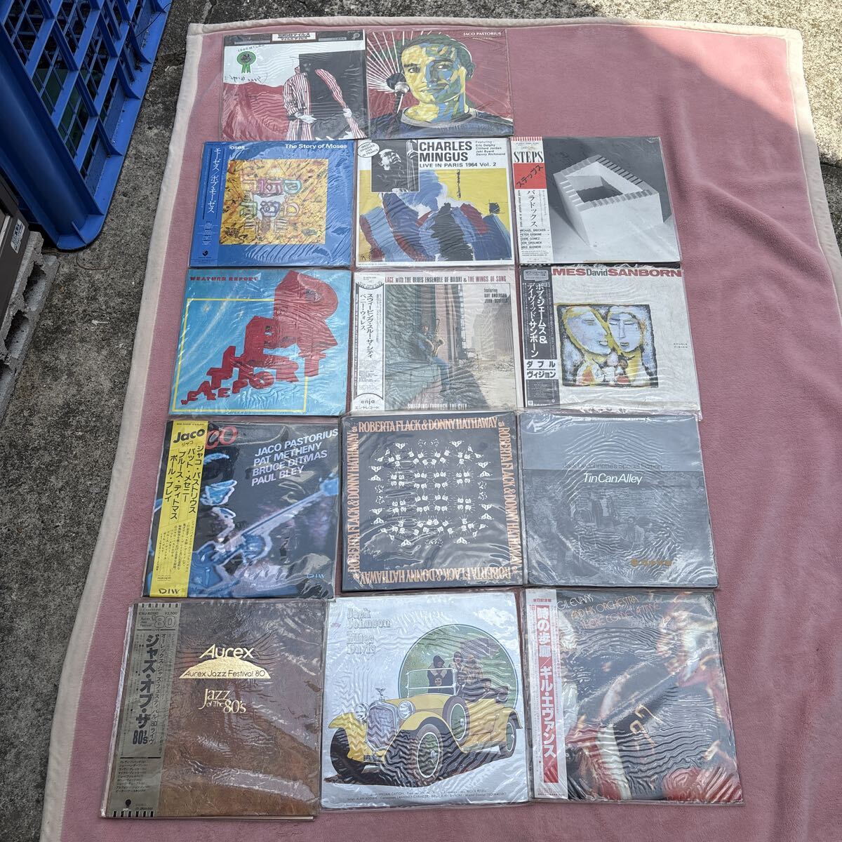 LP レコード 洋楽 ジャズ　マイルス・デイビス　パラドックス　Jaco 色々まとめ　15枚セット
