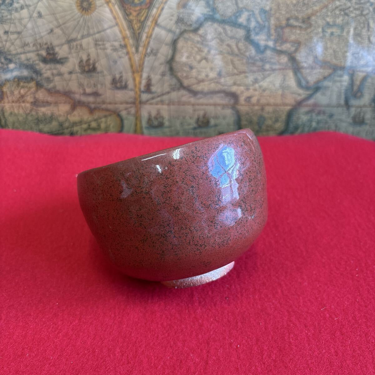 茶道具 抹茶碗 茶碗　木村盛康　赤天目　柿天目 茶器