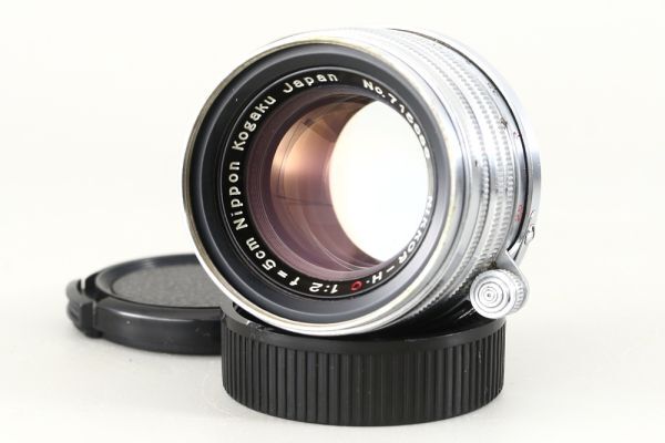 Nikkor H.C. 5cm 50mm F/2 Leica Lマウントレンズ Nippon Kogaku 日本光学 単焦点 オールドレンズ 715686