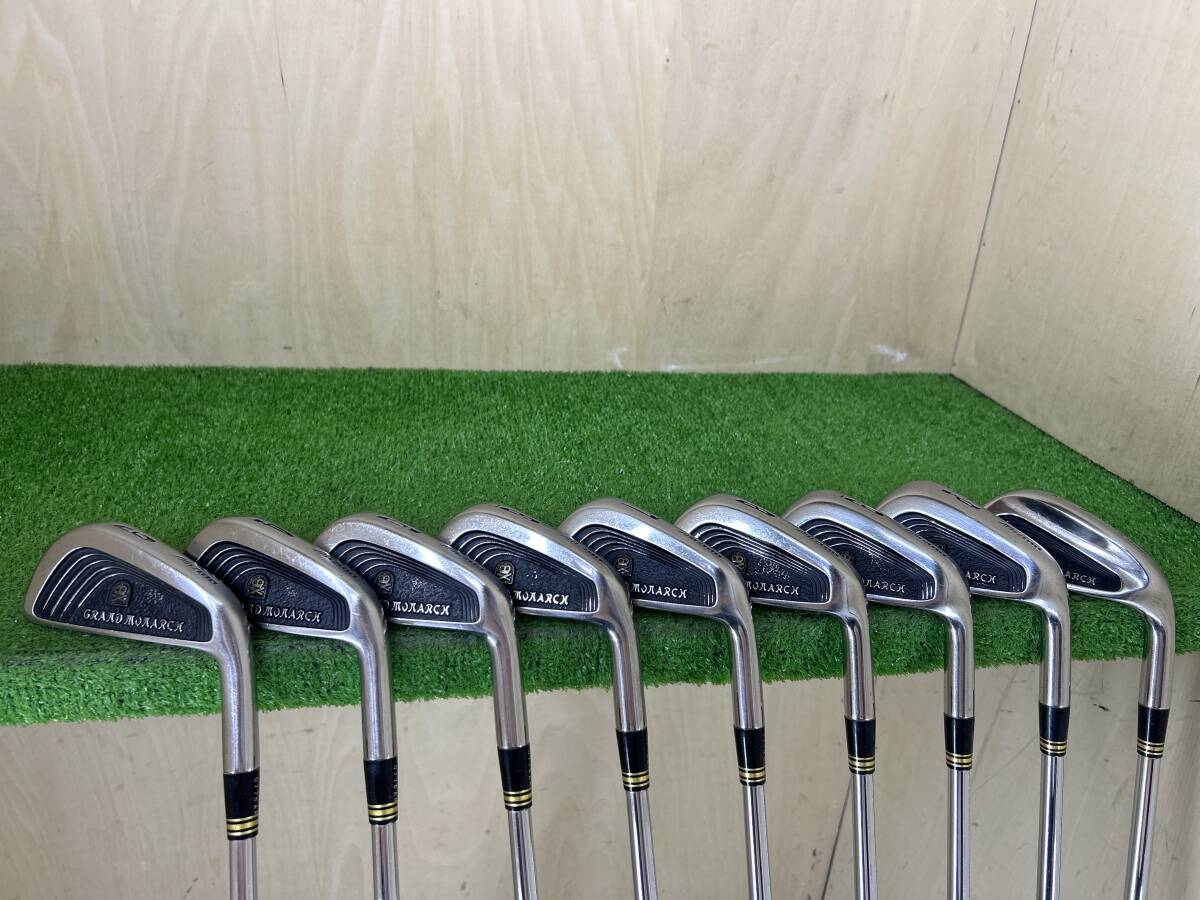 【希少/高級クラブ】MIZUNO ミズノ GRAND MONARCH 3番～9番/PW/SW 9本セット グランドモナーク 純正スチールシャフト