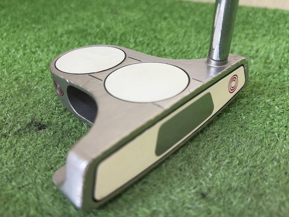 【人気定番モデル】ODYSSEY　WHITE　STEEL　2-BALL　33インチ　オデッセイ　ホワイトスチール　2ボール　極太グリップ