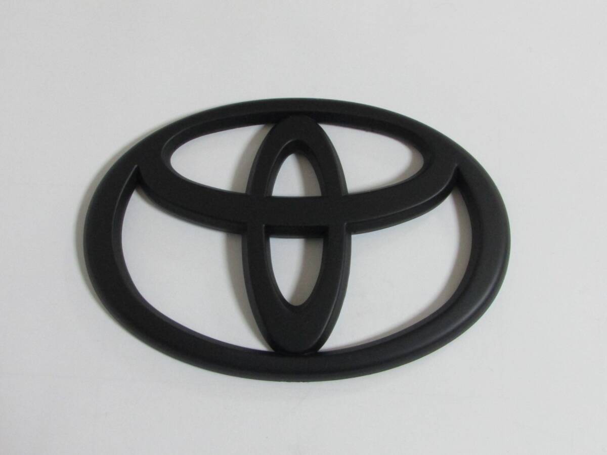 TOYOTA トヨタ マットブラック エンブレム 艶消し つや消し 160mm×110ｍｍ