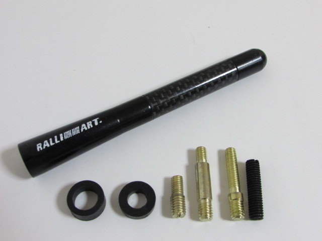 RALLIART ラリーアート ショート ラジオ アンテナ カーボン