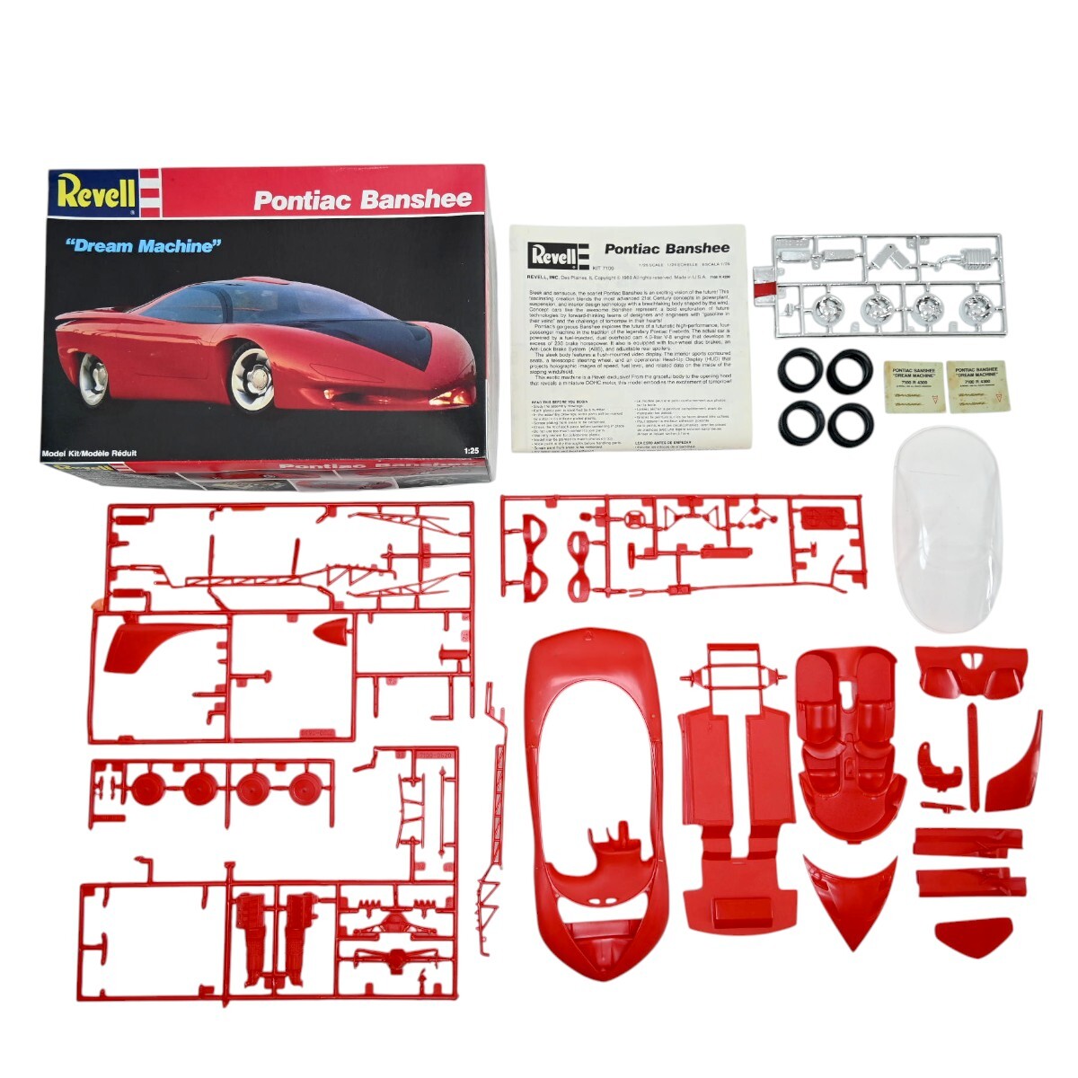 1000円～ 未組立 Revell 1/25 Pontiac Banshee レベル ポンティアック バンシー プラモデル T2607-s050