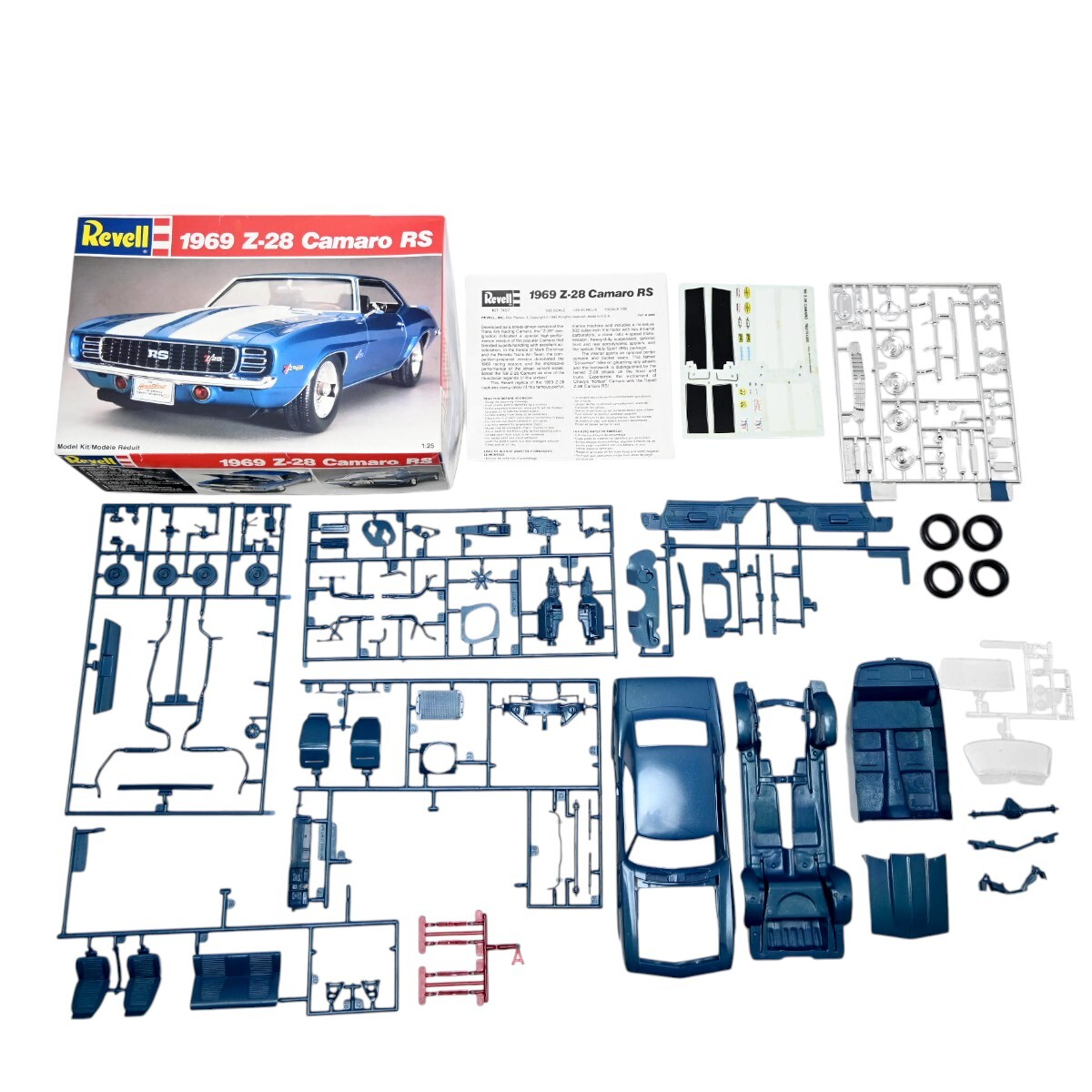 1000円～ 未組立 Revell 1/25 1969 Z-28 Camaro RS レベル 1969 Z-28 カマロ RS プラモデル T2607-s051