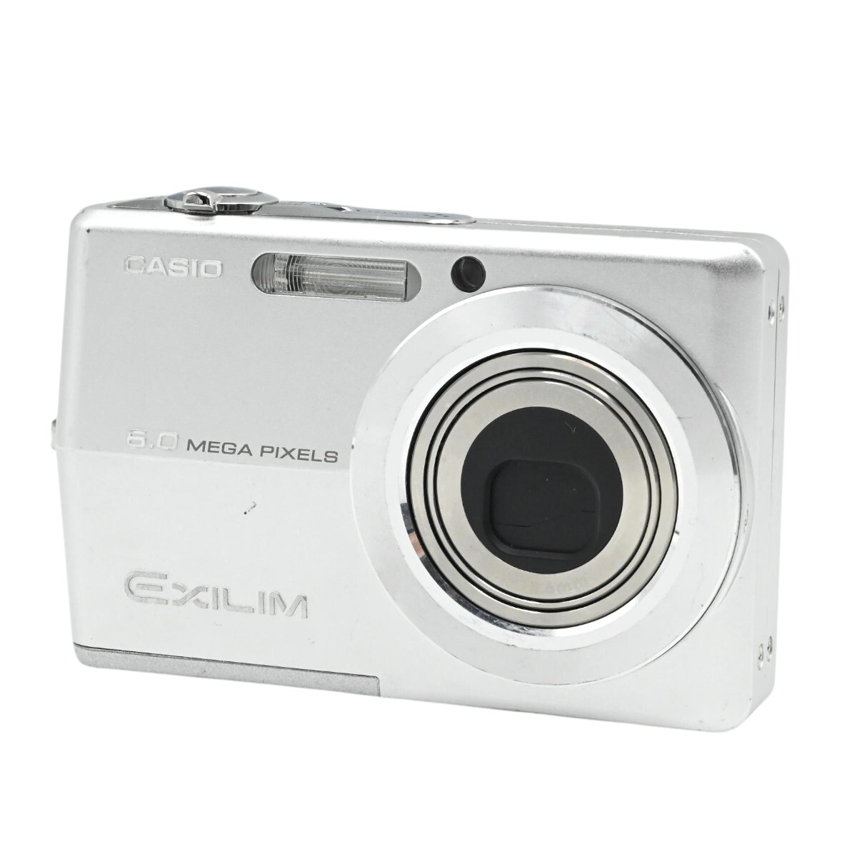 1000円～ ジャンク CASIO カシオ EXILIM EX-Z600 コンパクトデジタルカメラ 6.0MP 光学3倍ズーム シルバー K2607-t028