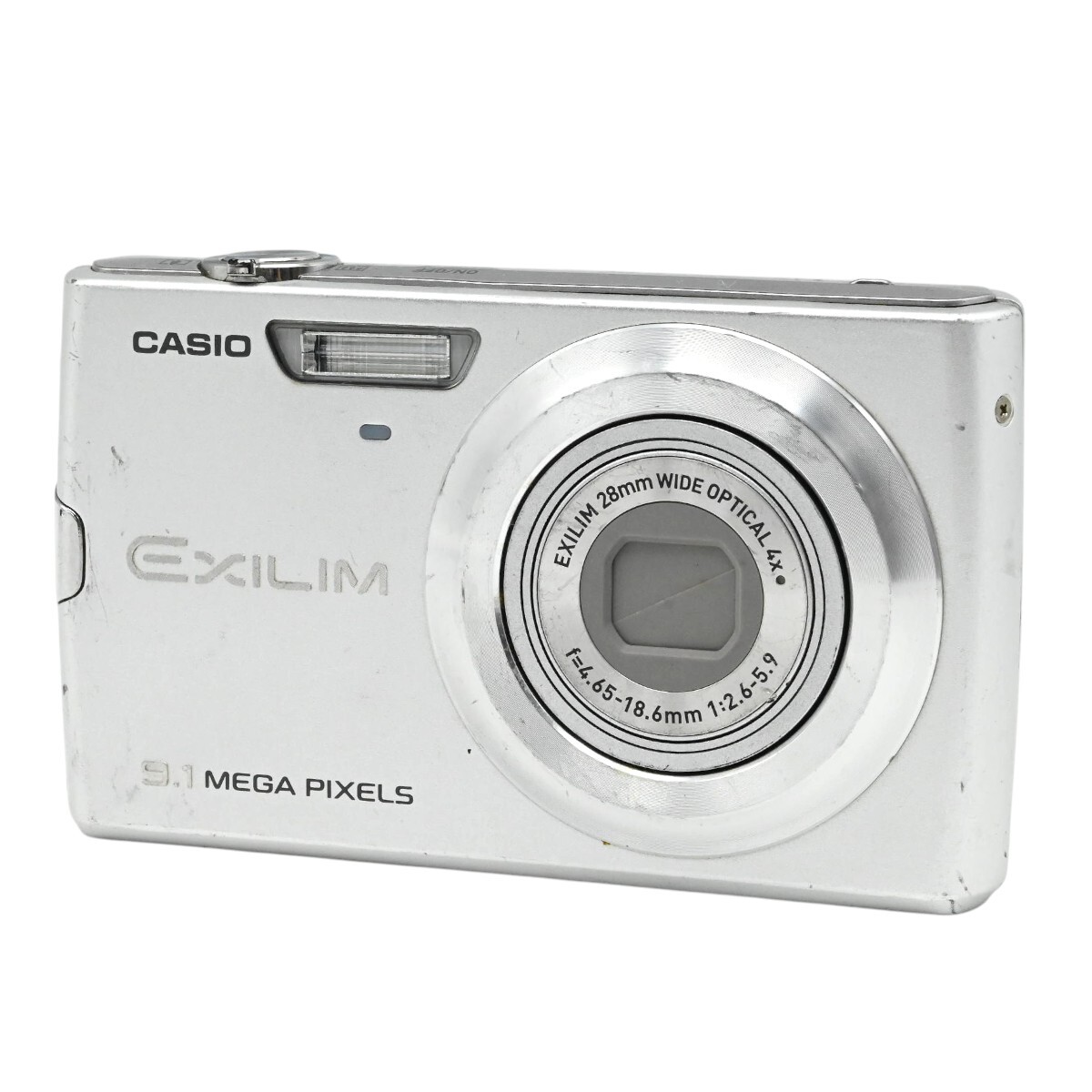 1000円～ ジャンク CASIO カシオ EXILIM EX-Z250 コンパクトデジタルカメラ 9.1MP 光学4倍ズーム シルバー K2607-t029