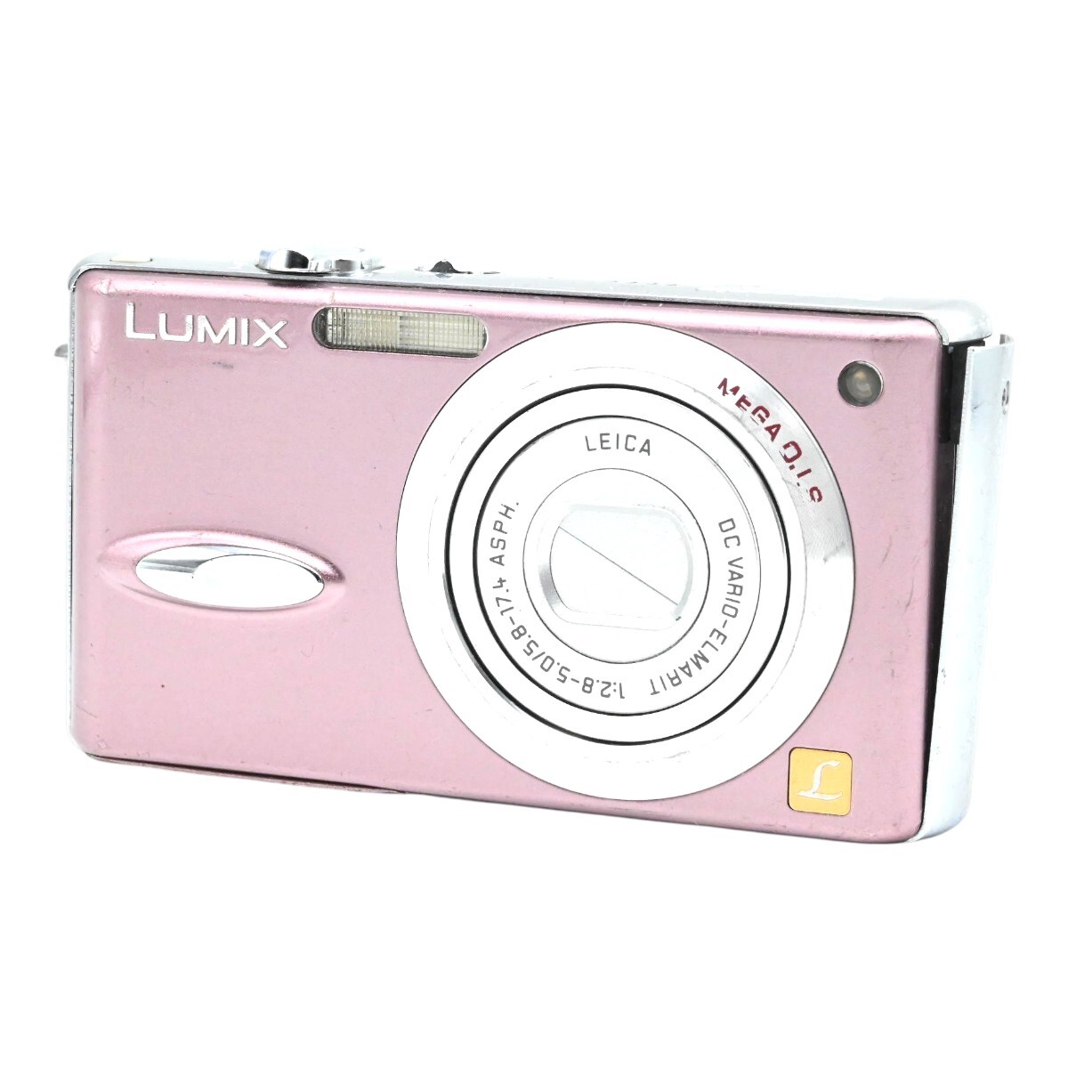 1000円～ ジャンク Panasonic パナソニック LUMIX DMC-FX8 コンパクトデジタルカメラ 5MP 光学3倍ズーム ピンク K2607-t035