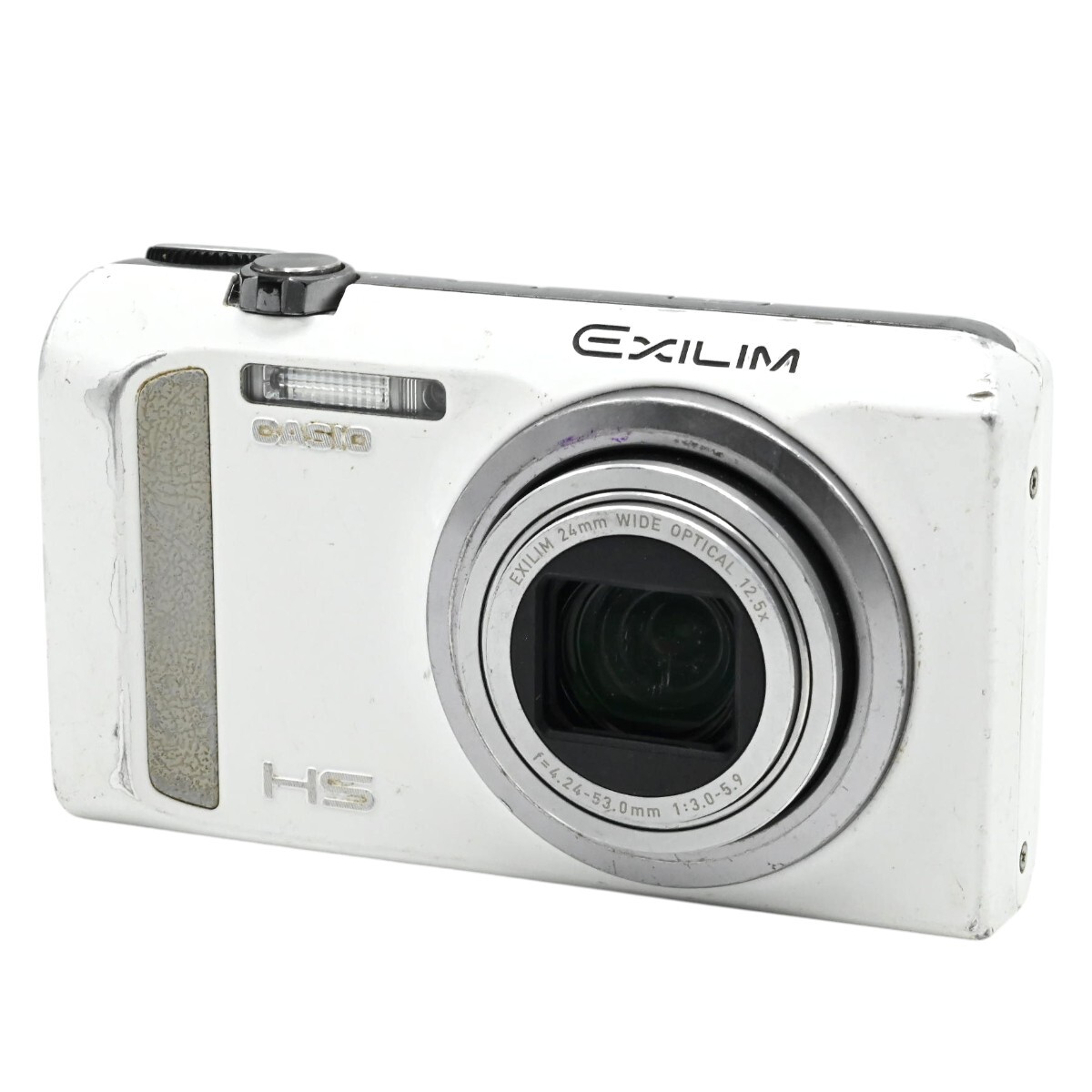 1000円～ ジャンク CASIO カシオ EXILIM EX-ZR510 コンパクトデジタルカメラ 16.1MP 光学12.5倍ズーム ホワイト K2607-t038
