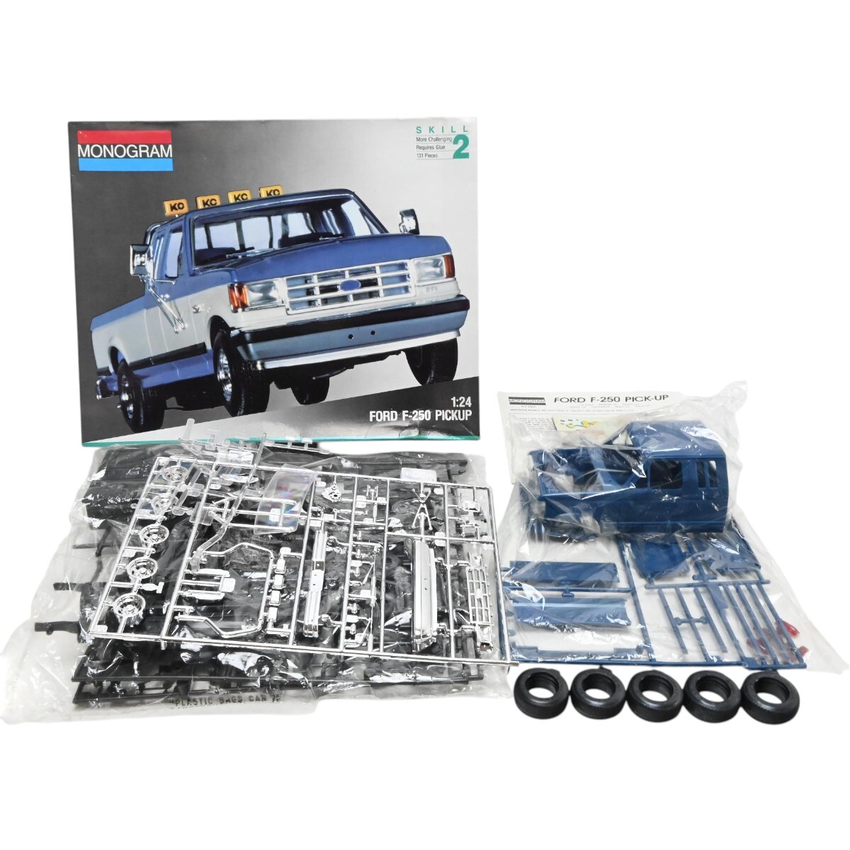1000円～ 未組立 MONOGRAM 1/24 FORD F-250 PICKUP モノグラム フォード F-250 ピックアップ プラモデル M2607-s057