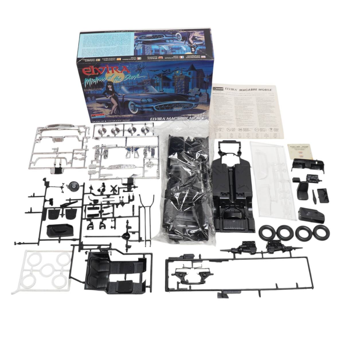 1000円～ 未組立 MONOGRAM 1/24 ELVIRA MACABRE MOBILE '58 Ford T-Bird モノグラム エルヴァイラ マカブラ モービル M2607-s061